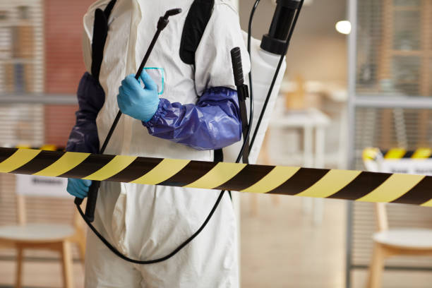 Professional Biohazard Cleanup technician working in Deer Park, TX